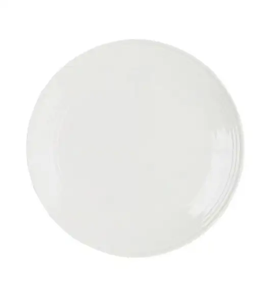 AMBITION LINEA Talerz obiadowy płytki 27 cm / biały / porcelana