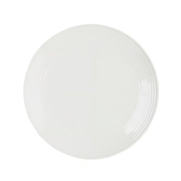 AMBITION LINEA Talerz obiadowy płytki 27 cm / biały / porcelana
