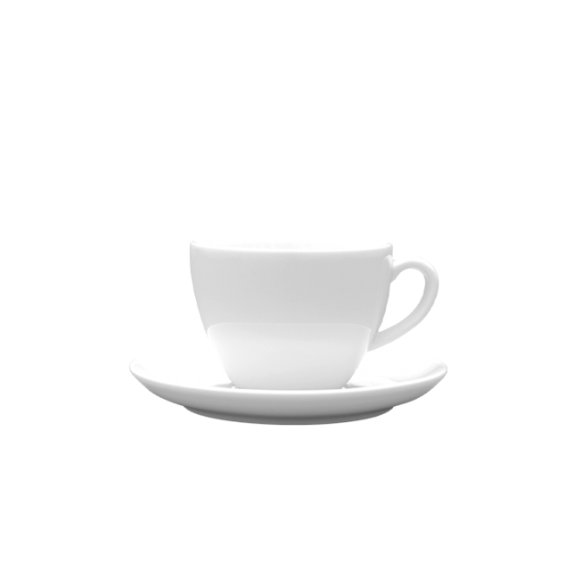 LUBIANA BISTRO / NANA 6x Filiżanka 200 ml + spodek 14,5 cm / porcelana
