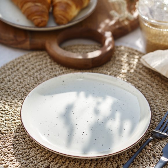 CHODZIEŻ CITY CT02 ŻYWIOŁY Serwis obiadowy 18 el / 6 osób / PUSTYNNY PIASEK / porcelana