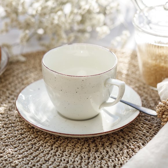 CHODZIEŻ CITY CT02 ŻYWIOŁY Serwis kawowy 12 el / 6 osób / PUSTYNNY PIASEK / porcelana