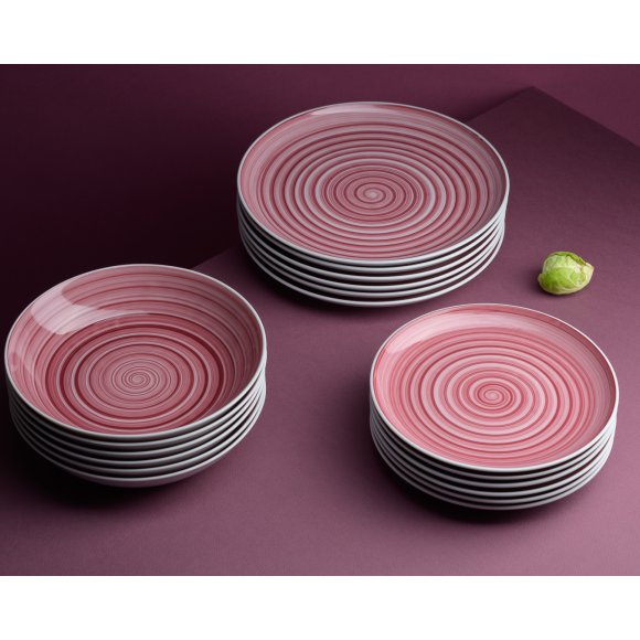 CHODZIEŻ CITY CT34 SZAFRAN Serwis obiadowy 18 el / 6 osób / porcelana
