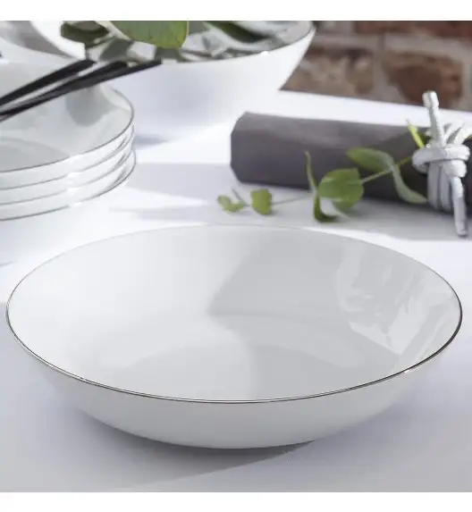 CHODZIEŻ CITY B325 PLATYNOWE Serwis obiadowy 44 el / 12 osób / porcelana