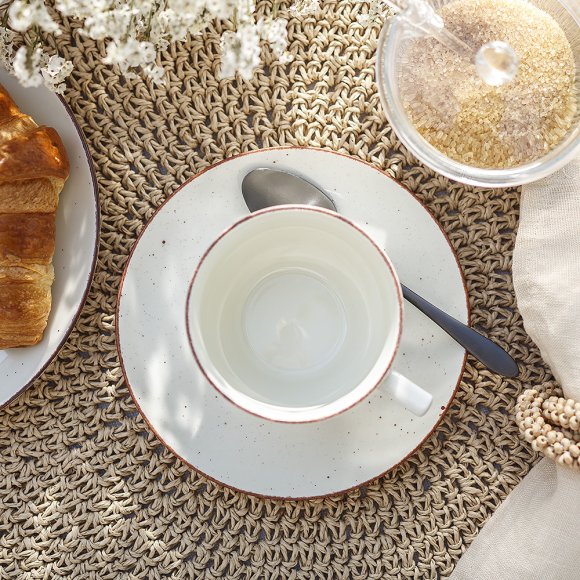 CHODZIEŻ CITY CT02 ŻYWIOŁY Serwis obiadowo-kawowy 60 el / 12 osób / PUSTYNNY PIASEK / porcelana
