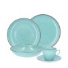 CHODZIEŻ CITY CT05 ŻYWIOŁY Serwis obiadowo-kawowy 60 el / 12 osób / SPOKÓJ OCEANU / porcelana
