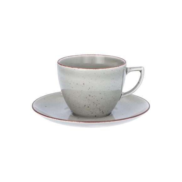 CHODZIEŻ CITY CT01 ŻYWIOŁY Serwis obiadowo-kawowy 36 el / 6 osób / WULKANICZNA ZIEMIA / porcelana