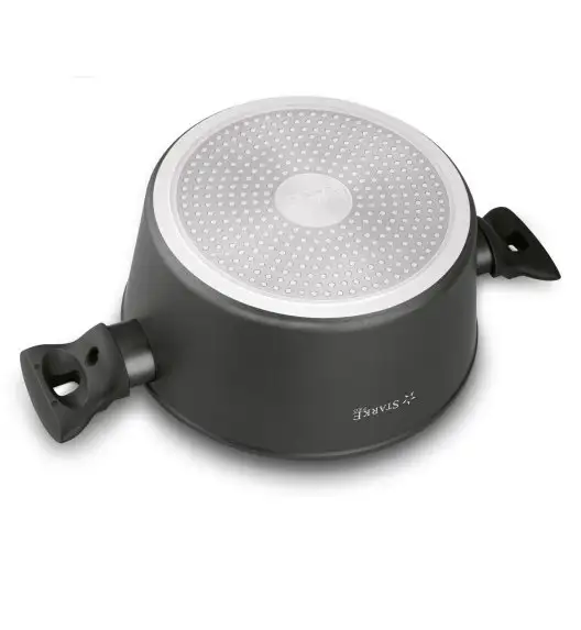 STARKE PRO DARK COPPER Zestaw garnków 10 el z pokrywkami / Nieprzywierająca powłoka MARBLE PLUS / indukcja