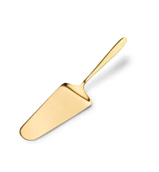 STARKE PRO GIULIA Sztućce Komplet 72 el w skórzanej walizce / 12 osób / złote / stal nierdzewna