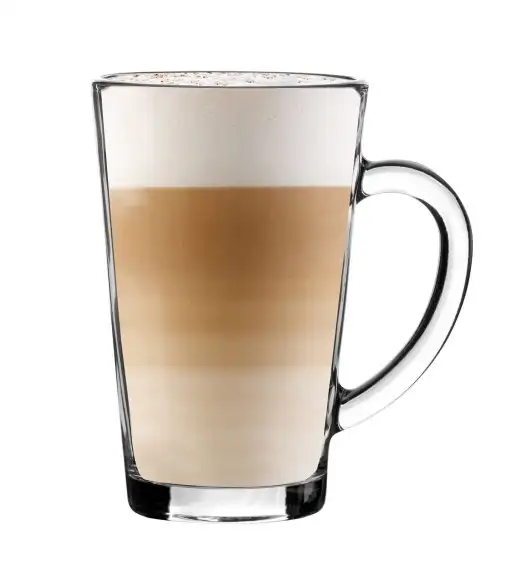 TADAR LATTE MACCHIATO Szklanka do kawy z uchem 320 ml 