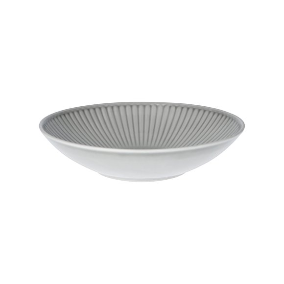 CHODZIEŻ DALIA GL06 GRACJA Talerz głęboki 21,5 cm / szary / porcelana