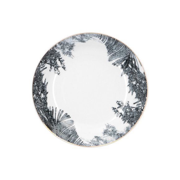 CHODZIEŻ CITY G316 NATURA Talerz głęboki obiadowy 21 cm / porcelana