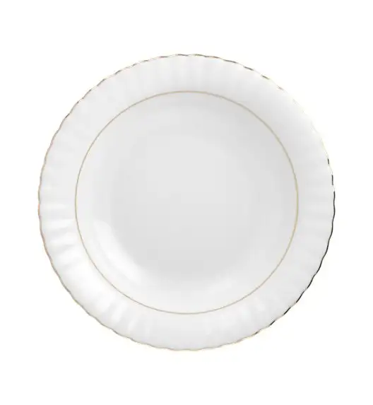 CHODZIEŻ IWONA B014 ZŁOTA LINIA Zestaw obiadowy 36 el / 12 osób / porcelana