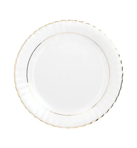 CHODZIEŻ IWONA B014 ZŁOTA LINIA Zestaw obiadowy 36 el / 12 osób / porcelana