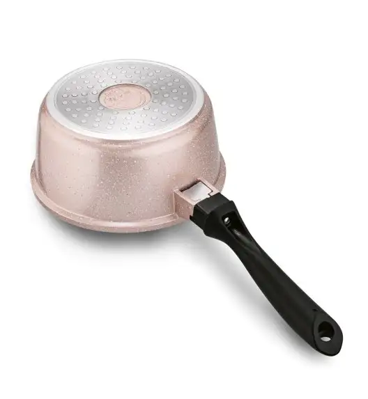 KONIGHOFFER POLLO ROSE GOLD Zestaw garnków z pokrywkami 8 el + 2 nakładki na uchwyty / indukcja