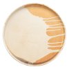VERLO SAMTO Talerz okrągły płaski śr. 28 cm / kremowy