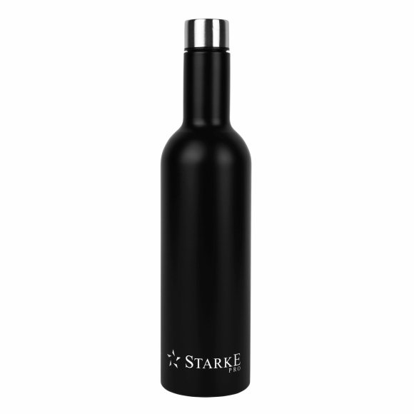 STARKE PRO FINO Butelka termiczna / 750 ml / czarna / stal nierdzewna