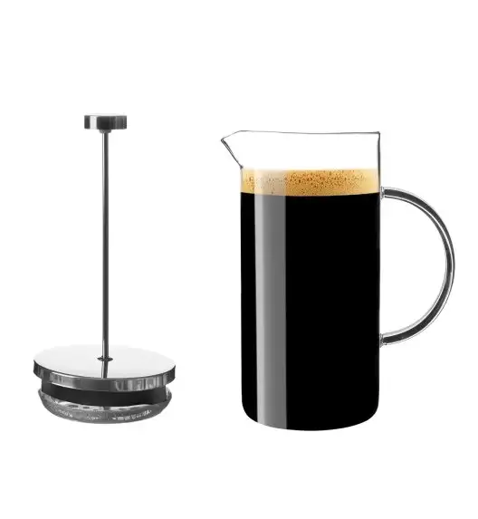 TADAR CREMA Zaparzacz tłokowy do kawy i herbaty French press 0.35 L / szkło + tworzywo sztuczne