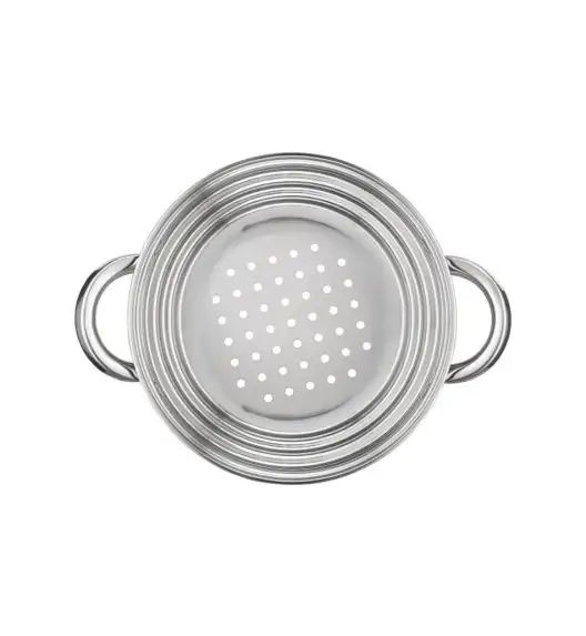 AMBITION BERRY Komplet Garnki z pokrywkami 17 el / stal nierdzewna