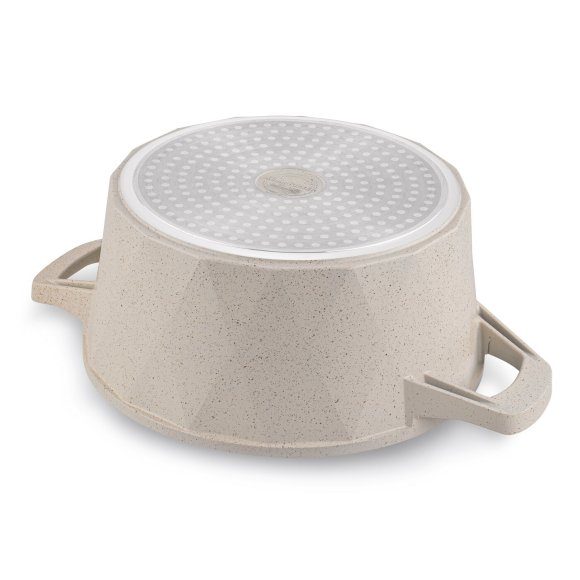 KONIGHOFFER CORTE Zestaw garnków z pokrywkami 8 elementów / aluminium / indukcja / powłoka non-stick
