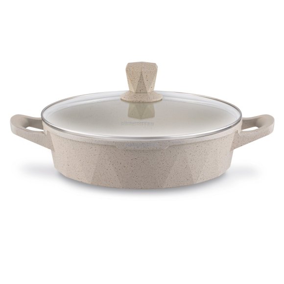 KONIGHOFFER CORTE Zestaw garnków z pokrywkami 8 elementów / aluminium / indukcja / powłoka non-stick