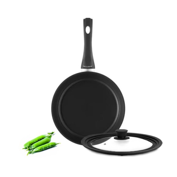 AMBITION GRAND Patelnia tradycyjna 18 cm + pokrywka uniwersalna TADAR / indukcja