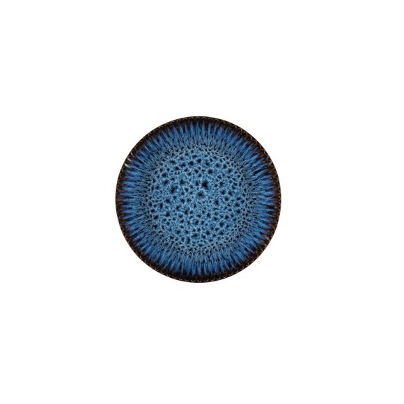 LUBIANA STONEWARE CERAMIKA / COSMOS / Talerz deserowy 20,5 cm / odcień niebieskiego