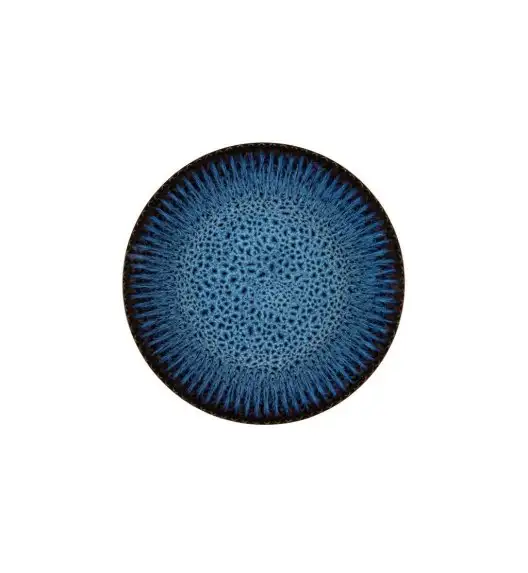 LUBIANA STONEWARE CERAMIKA / COSMOS / 6x Talerz obiadowy 27 cm / odcień niebieskiego