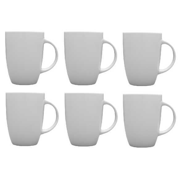 LUBIANA FILIP 12x Kubek 300 ml | biały | porcelana luzem