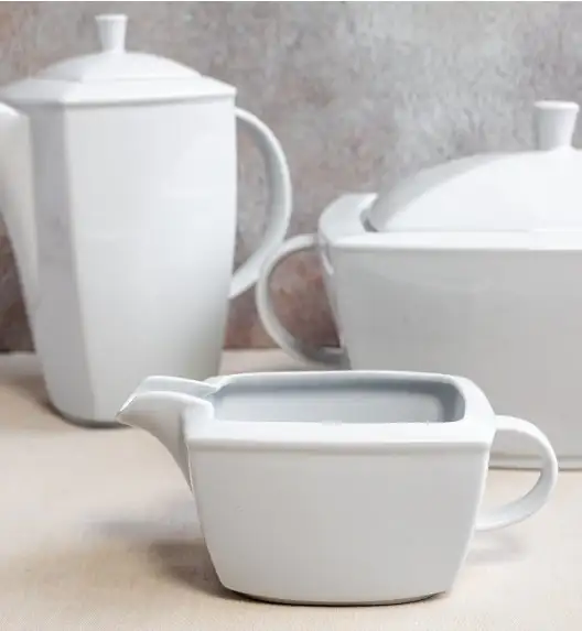 LUBIANA VICTORIA Komplet naczyń 1/4 | waza, imbryk, rawierka, sosjerka | porcelana