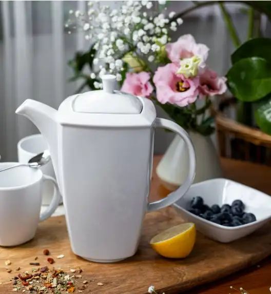 LUBIANA VICTORIA Komplet naczyń 1/4 | waza, imbryk, rawierka, sosjerka | porcelana