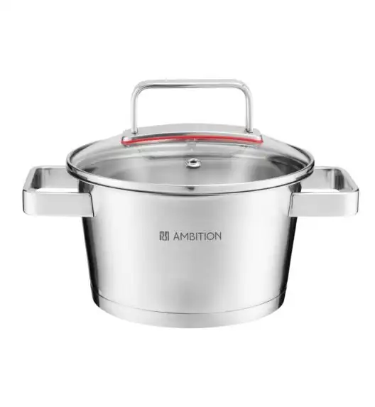 AMBITION SELECTION Komplet garnków z pokrywkami 6 el / stal nierdzewna / indukcja
