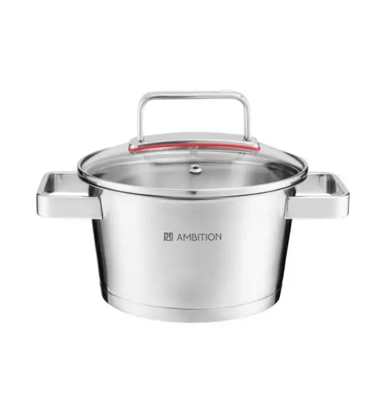 AMBITION SELECTION Komplet garnków z pokrywkami 8 el / stal nierdzewna / indukcja