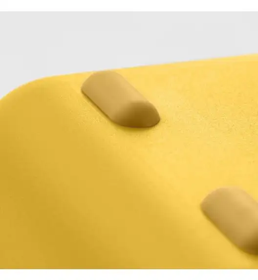 BLIM PLUS Lunchbox ze sztućcami mały żółty / innowacyjny / wygodny