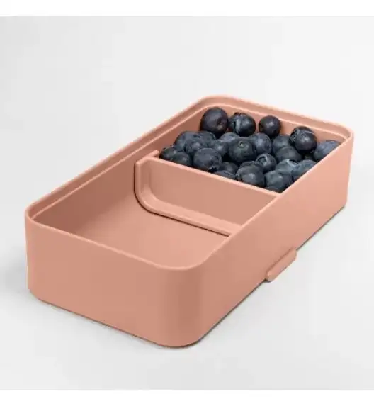 BLIM PLUS Lunchbox ze sztućcami mały różowy / innowacyjny / wygodny