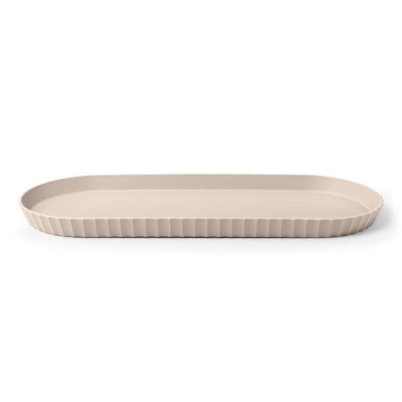 BLIM PLUS Taca owalna 50x25 cm brązowa