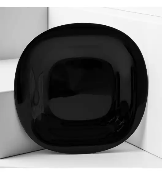 LUMINARC CARINE NEO BLACK Talerz obiadowy 27 x 27 cm  / szkło hartowane
