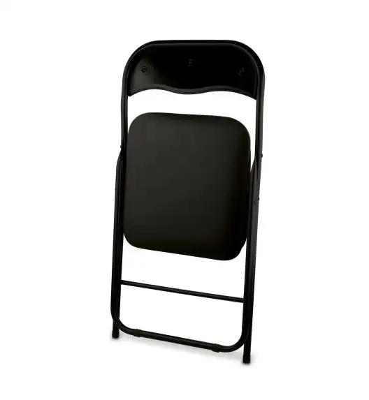 TADAR Krzesło składane 44 x 47 x 79 cm / turystyczne / czarne