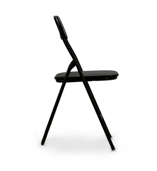 TADAR Krzesła składane 4 szt. / 44 x 47 x 79 cm / turystyczne / czarne