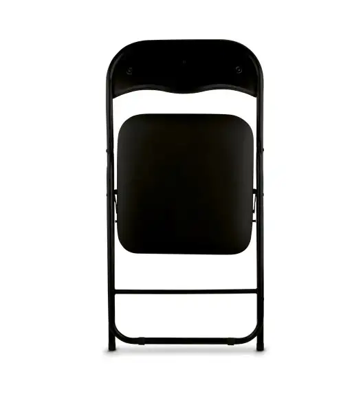 TADAR Krzesła składane 4 szt. / 44 x 47 x 79 cm / turystyczne / czarne