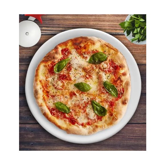 LUBIANA TINA Talerz do pizzy 33 cm | kolorowy nadruk 