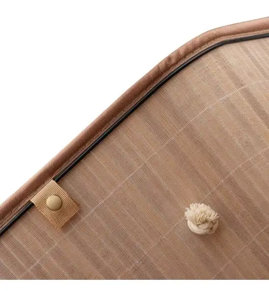 TADAR Kosz / Pojemnik na pranie z pokrywką 42 x 32 x 50 cm / bambus