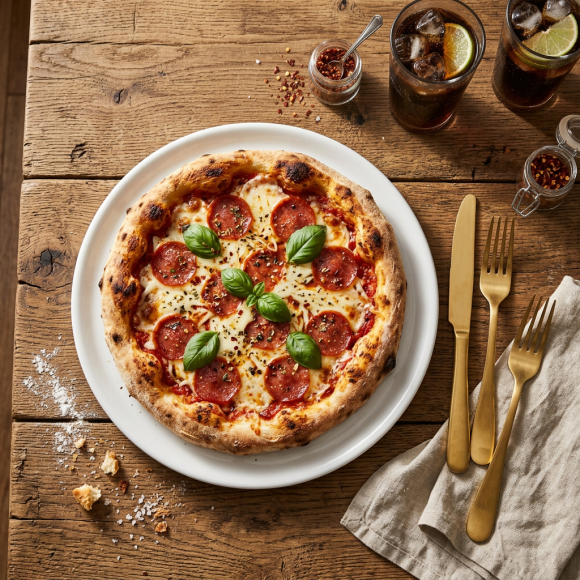 LUBIANA TINA Talerz do pizzy 35 cm | biała porcelana