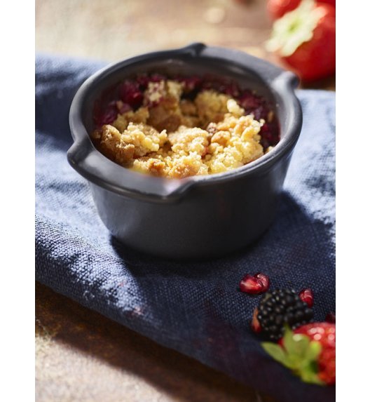 PEUGEOT APPOLIA Naczynia ceramiczne okrągłe 200 ml 2 szt. grafitowe