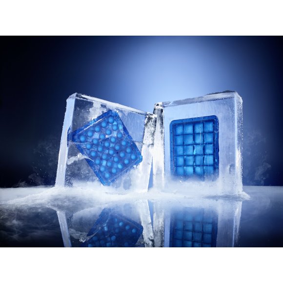 LURCH ICE FORMER Foremka na lód / 12 dużych kostek / silikon platynowy / FreeForm