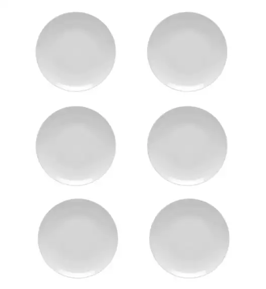 LUBIANA HOTEL BOSS 6x Talerz płytki 31 cm | biały | porcelana