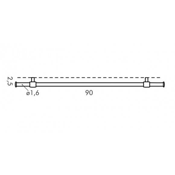 TESCOMA MONTI Reling montażowy 90 cm