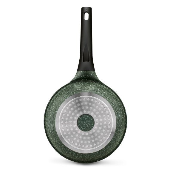 KönigHOFFER GREEN HUSK Patelnia granitowa 20 cm / indukcja / powłoka GREBLON C3 Granite