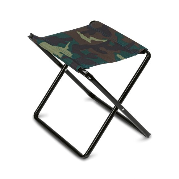 TADAR Krzesło / taboret składany 28,5 x 33 x 34 cm / turystyczny / moro / wędkarski na ryby