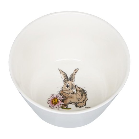 AMBITION ALICE Salaterka 14 cm / szara / porcelana