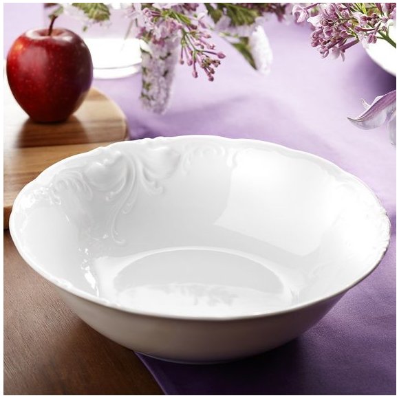 CHODZIEŻ FRYDERYKA BIAŁA C001 Serwis obiadowy 40 el / 12 osób / porcelana